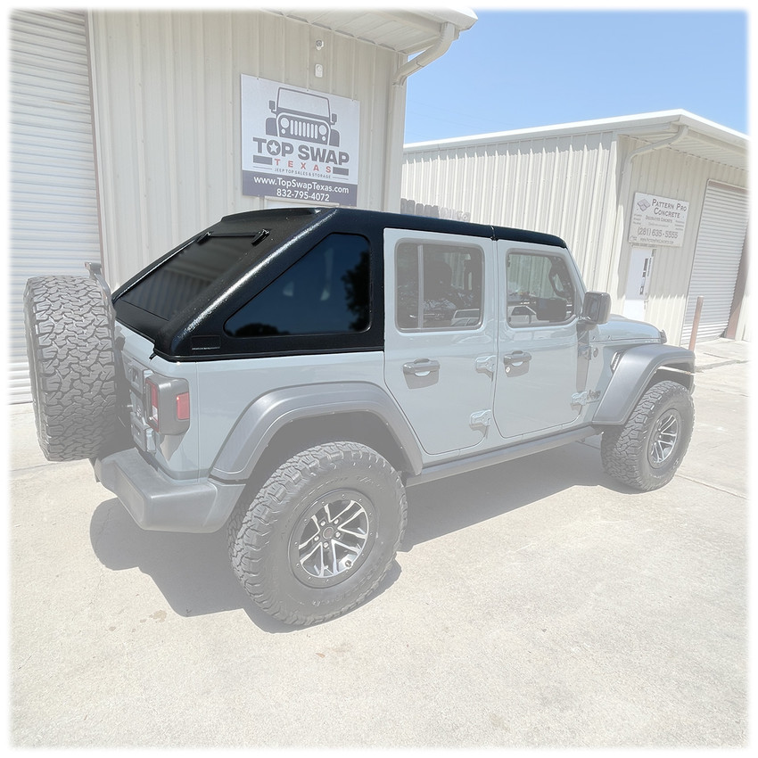 TST Hardtops 2-Piece Fastback Hardtop for Jeep Wrangler JLU 4-Door (2018-Current)