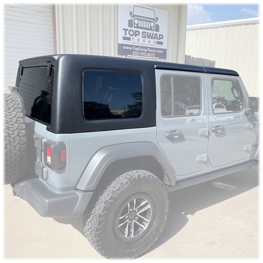 TST Hardtops 2-Piece Square-Back Hardtop for Jeep Wrangler JLU 4-Door (2018-Current)