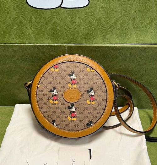 GUCCI x Disney Mickey  Round Shoulder Bag  1032905