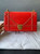 DIOR Diorama Chain Shoulder bag Red Leather 1032705