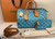 NIB Louis Vuitton Speedy P9 Bandouliere 40 Turquoise M11564