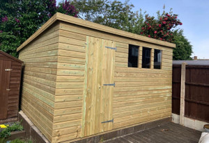 12 x 10 pent 19mm t&g pressure treated  tanalised cladding