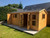 20x10 apex shed/summerhouse Combination without partition  double doors single door x2 opening windows