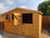12x10 apex single stable door x2 single opening windows