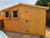 12x10 apex single stable door x2 single opening windows