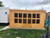 14x10 pent summerhouse 2x double opening windows