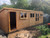 24x10 pent summerhouse with partition