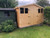 12x10 apex double doors x2 single opening windows