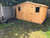 12x10 apex double doors x2 single opening windows