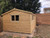 16x10 apex 19mm Tanalised 7ft double doors galvanise hinges x2 double opening windows