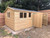 16x10 apex 19mm Tanalised 7ft double doors galvanise hinges x2 double opening windows