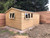 16x10 apex 19mm Tanalised 7ft double doors galvanise hinges x2 double opening windows