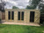 20x10 19mm Tanalised pent partition at 14ft x2 long window double doors & single door