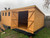 24x12 pent 4ft6" double doors 4 none opening windows