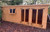 20x10 pent shed/summerhouse partition combination x1 double opening window & x2 double long window doors