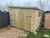 15x10 pent extra height 8ft double doors 4 windows & single door