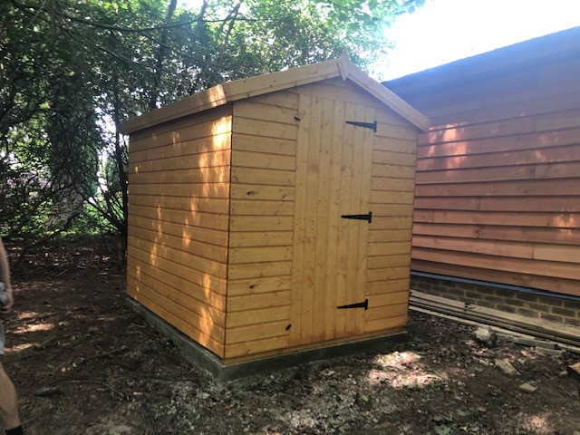 Shed. 8x6 apex single door no windows 8ft apex