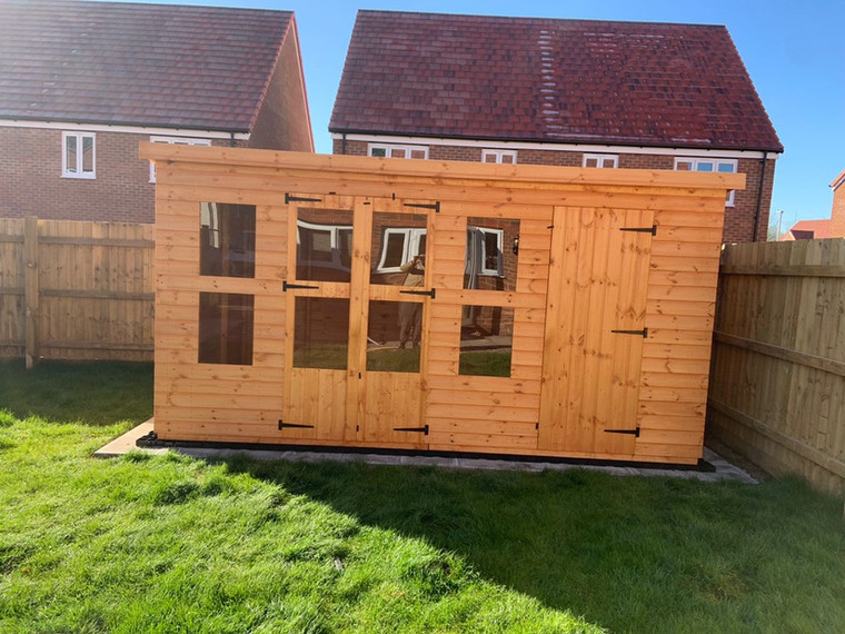 14x8 s- house front single door £1495