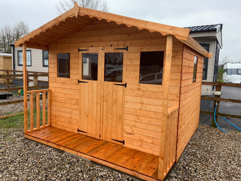 10x8 plus 2ft porch summerhouse £1395