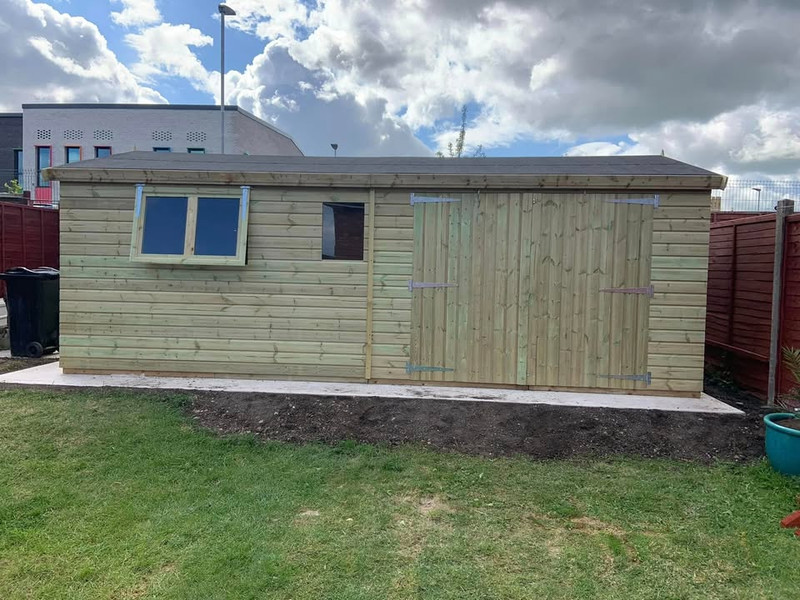 20x10 19mm t&g pressure treated cladding 7ft double door opening window 20x10 19mm t&g pressure treated cladding 7ft double door opening window
