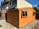 16x10 apex 16ft apex double doors 2x double opening windows