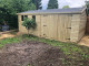 20x10 19mm Tanalised apex 7ft double doors x1 double opening window 1 single window