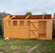 16x10 apex double doors x4 single windows & single door