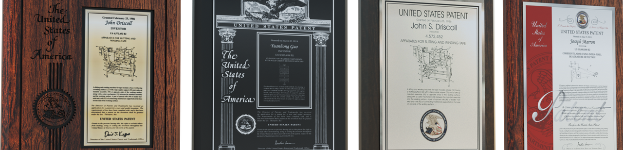Patent Plaques Patent Plaques