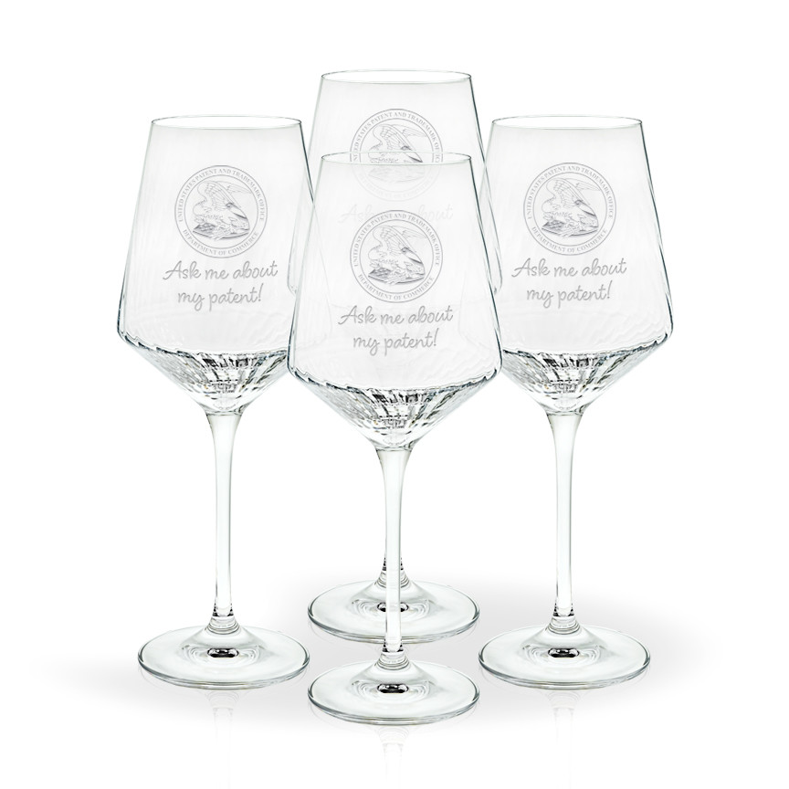 red wine glass Viski Reserve Inez Bordeaux Wine Glasses, Crystal Clear Drinking Glasses  for Red Wine, Elegant Stemmed Glassware, Home Bar, Dinner Party, Wedding  Gifts, Hosting Essentials, 21 oz, Set of 4 main image 0