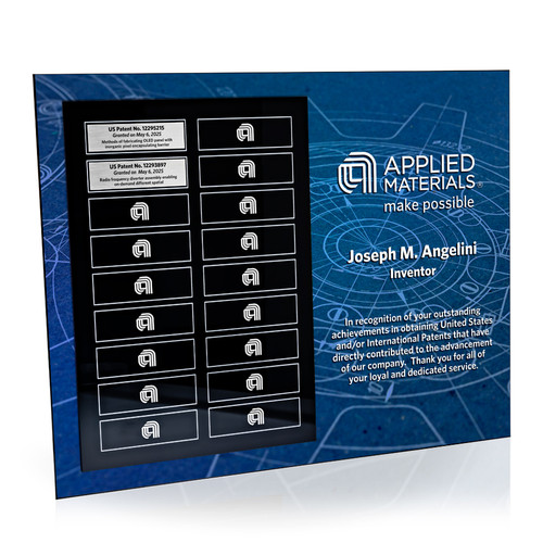 Blueprint Perpetual Patent Plaque Blueprint Perpetual Patent Plaque