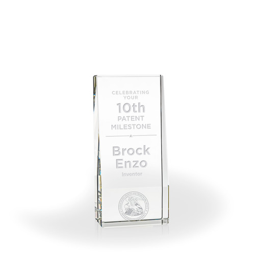 Astor Crystal Patent Award