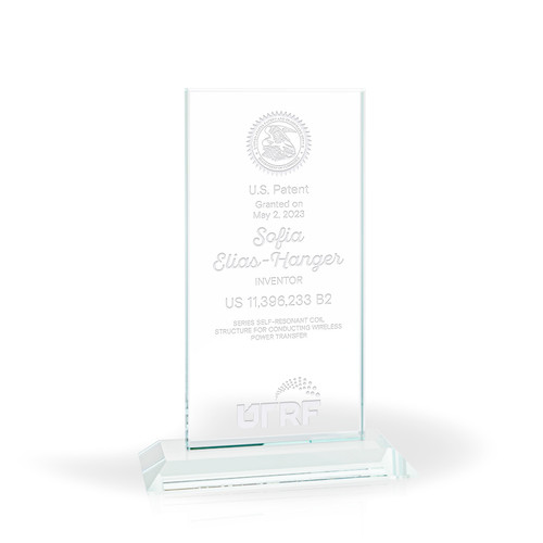 Legacy Clear Glass Patent Award