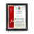 Prelude Silver and Black Patent Plaque