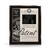 Prelude Precision Etched Silver and Black Acrylic Plaque