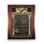 Legacy Walnut Finish Patent Plaque with Gold Print