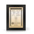 Merit Column Gold and Black Finish Plaque