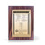 Merit Column Gold and Walnut Finish Plaque