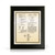 Merit Gold and Silver Black Finish Patent Plaque