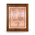 Merit Copper and Silver Solid Walnut Patent Plaque Merit Copper and Silver Solid Walnut Patent Plaque