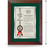 Prestige Accolade Silver and Green Patent Plaque - Height