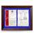 Prestige Double Silver and Blue Page Plaque