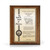 Accolade Gold and Solid Walnut Patent Plaque
