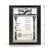 Precision Etched Silver and Black Finish FDA Plaque - Height