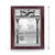 Legacy Silver and Walnut Finish Plaque - Height