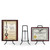 Modern Iron Plaque Easel - 9"