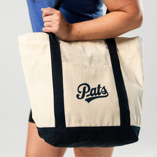Pats Two-Tone Navy Tote