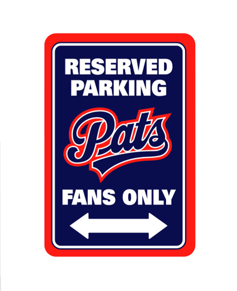 Pats Parking Sign