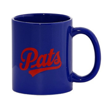 Red Logo Navy Mug