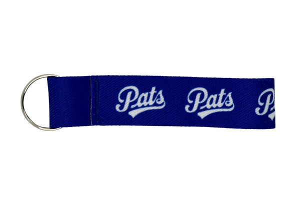 Pats Wrist Strap Key Holder Blue