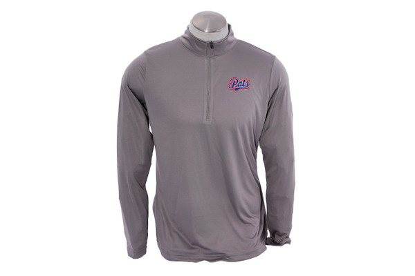 Pats W 1/4 Zip Grey